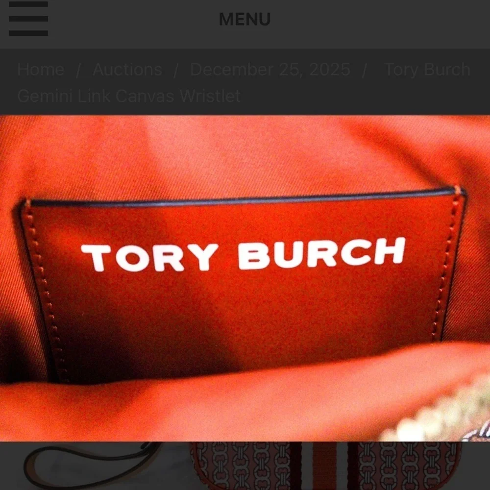 Tory Burch elegant wristlet